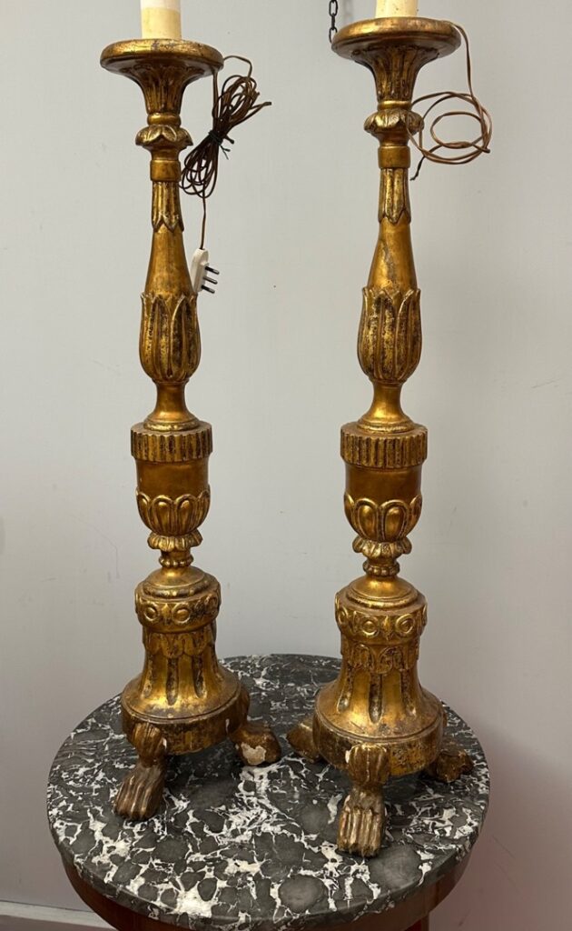 Candelieri in legno